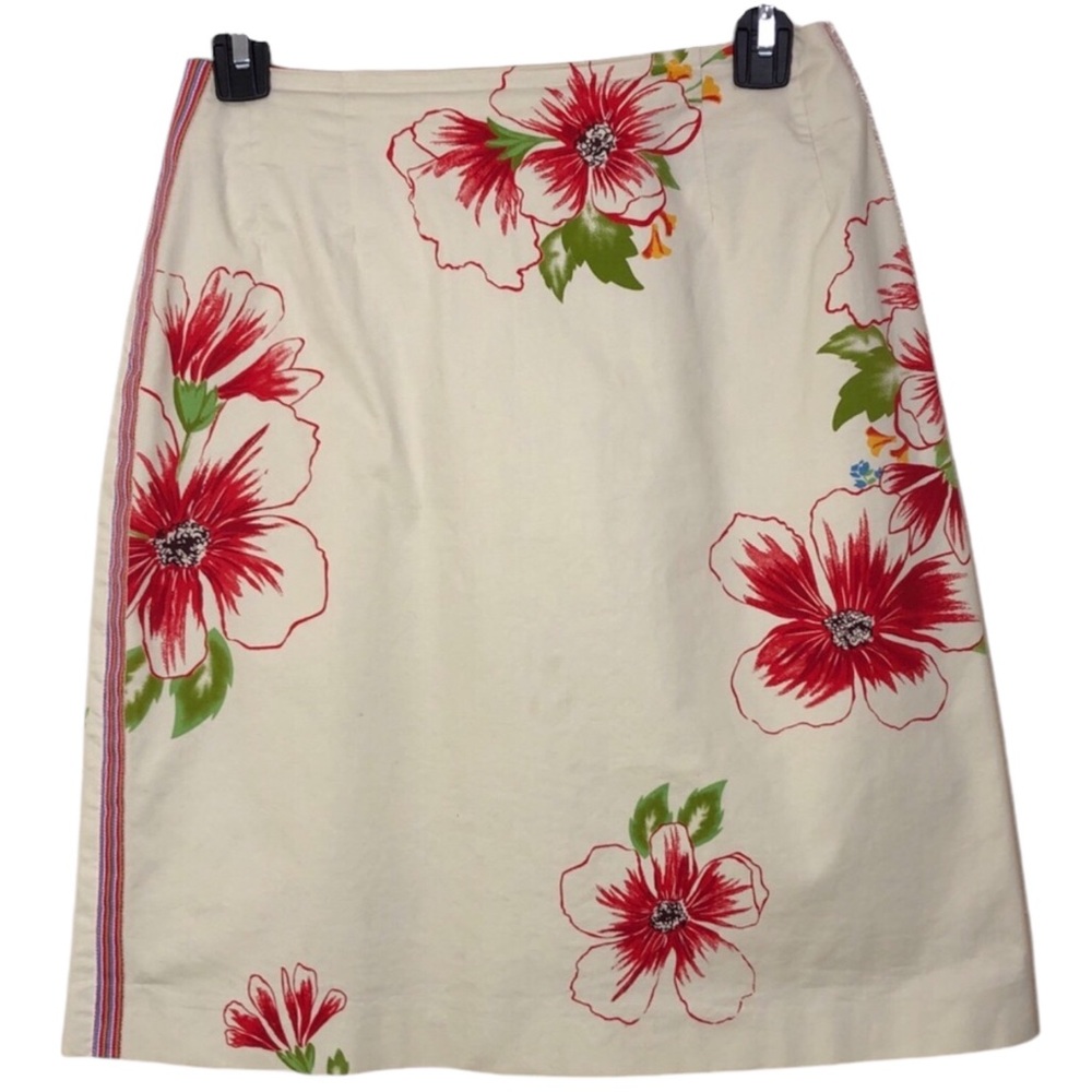 Harve Benard Vintage Floral Straight Skirt Womens Size 4